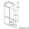 Bosch KIS86AFE0 - Inbouwkoel-vries combinatie - A++ - 192L koelinhoud - 74L vriesinhoud