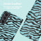 iMoshion Hoesje Geschikt voor Samsung Galaxy S21 Hoesje Met Pasjeshouder - iMoshion Design Bookcase smartphone - Meerkleurig / Black Blue Stripes