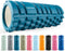 Tunturi Yoga Grid Foam Roller - Massage Roller - 33 cm - Petrol Blauw - Incl. gratis fitness app