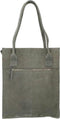 DSTRCT Portland Road - Suede Leren Shopper Anaconda Print - Grijs