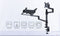 Gembird MA-DA-04 - Bureaustandaard met monitorarm en notebookstandaard - VESA 75x75 100x100 - Zwart