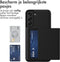 iMoshion Hoesje Geschikt voor Samsung Galaxy S22 Hoesje - Ruimte voor 2 pasjes - iMoshion Backcover met pasjeshouder - Zwart