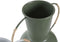 Vaas DKD Home Decor 20 x 13 x 24 cm Metaal Terra cotta Wit Groen (2 Stuks)