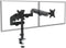 Maclean MC-136 - Monitorhouder voor 2 monitoren - 17-32 inch - tot 10kg - Gasveren - Zwart