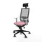 Bureaustoel met hoofdsteun Piqueras y Crespo 4B066G1 Roze