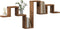 vidaXL - Wandplank - Oud - Hout - 104,5x10x43 - cm - Engineered - Wood