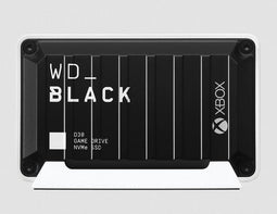 WD_BLACK D30 - Game Drive SSD - 1TB tot 50 games - Wit Zwart