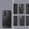 Spigen - Oppo Find X3 Lite Hoesje - Back Case Rugged Armor Mat Zwart