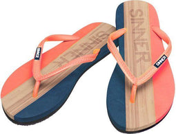 SINNER Capitola - Dames Slippers - Zachte zool - Oranje/Licht bruin