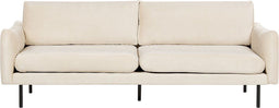VINTERBRO - Driezitsbank - Lichtbeige - Fluweel