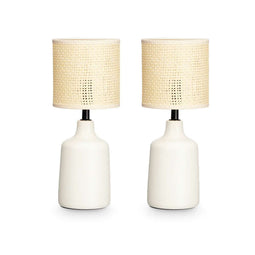 Bureaulamp Wit 60 W 2 Stuks