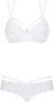 Obsessive Kanten BH-Set - Erotische Lingerie - Maat S/M - Wit