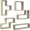 vidaXL - Wandschap - 96x12x64 - cm - bewerkt - hout - sonoma - eikenkleurig