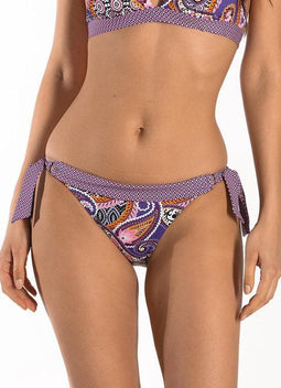 Cyell Pretty Paisley - Bikinibroekje Laag met Strik - Maat 40