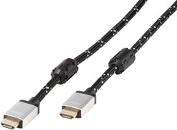 Vivanco Premium Ultra HD - HDMI-Kabel 2M 8K HDR - Aluminium Wit Zwart