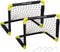 Dunlop Voetbaldoel - Voetbaldoeltjes Set van 2 - Opvouwbaar - Zwart/Geel (2 stuks)
