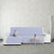 Hoes voor chaise longue met korte armleuning links Eysa SILVER Blauw 100 x 110 x 240 cm