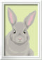Ravensburger CreArt Gray Rabbit - Schilderen op nummer voor kinderen