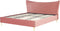 CHALEIX - Tweepersoonsbed - Roze - 180 x 200 cm - Fluweel