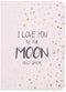 Tablet Hoes Geschikt voor Samsung Galaxy Tab S3 9.7 - Design Softcase Bookcase - Wit / Meerkleurig /To The Moon
