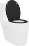 vidaXL - Snelle - Release - Toiletbril - met - Soft - Close - Duroplast - Zwart