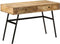 vidaXL - Schrijftafel - met - lades - 110x50x76 - cm - massief - mangohout