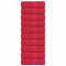 vidaXL - Gastendoekjes - 10 - st - 30x50 - cm - 360 - g/m² - 100% - katoen - rood