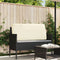 vidaXL - Palletkussen - voor - Rugsteun - Crème - 120x40x12 - cm - Oxford - Stof