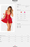 Obsessive - Elianes Babydoll en String - Rood