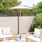 vidaXL - Tuin - Parasol - Crème - Wit - 150x210 - cm - Bamboe