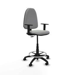 Piqueras y Crespo B1D01RF - Bureaustoel - Hoogteverstelbaar met armleuning - Lichtgrijs