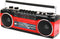 Trevi RR 501 BT - Radio - FM MW SW - Rood