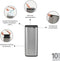 Brabantia Bo Touch Bin - Prullenbak - 30 liter - Matt Steel Fingerprint Proof