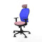 Piqueras y Crespo 1D036G2 - Bureaustoel - Hoofdsteun - Roze