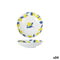 Diep bord La Mediterránea Citroen 21 x 5,3 cm (24 Stuks)