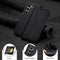 Podec Samsung Galaxy S23 - Hoesje met Pasjeshouder - Anti-Shock met Screenprotector - Zwart