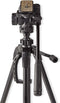 Nedis TPOD4200BK - Tripod - 3 secties uitschuifbare poten 27 mm - Aluminium