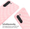 iMoshion Hoesje Geschikt voor Samsung Galaxy S23 Hoesje Met Koord - iMoshion Siliconen design hoesje met koord - Roze / Retro Pink