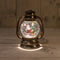 Anna's Collection Sneeuwbol/snowglobe lantaarn - 13,5 x 20 cm - met LED verlichting