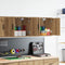 vidaXL - Garagewandkasten - 2 - st - spaanplaat - ambachtelijk - eikenhout