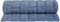 Seahorse Metro - Badmat - 100% katoen - 60x90 cm - Denim