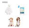 Ditipoo Huisdier Smart Tracker , Anti-Verloren Waterdichte Bluetooth Locator Tracer voor Huisdier Hond Kat - Key Halsband Accessoires-Wit
