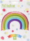 Folieballon Regenboog, 60cm