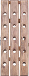vidaXL - Wijnrek - voor - 15 - flessen - 26x50x70 - cm - massief - mahoniehout