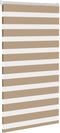 vidaXL - Zebra - Blind - 85x150 - cm - stofbreedte - 80,9 - cm - polyester - zandbruin