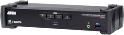 Aten CS1824 - KVM-switch - 4-Port HDMI USB 3.0 met Audio Mixer Mode - Max 4K DCI (4096x2160) @ 60Hz