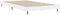 vidaXL - Bedframe - bewerkt - hout - wit - 90x190 - cm