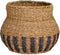 Mica Decorations Hidde Mand - 33x33x25 cm - Zeegras - Donkerbruin