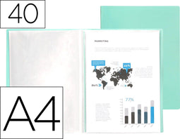Liderpapel EC83, Project folder, A4, Groen, 310 mm, 225 mm, 20 mm