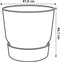Elho Greenville Rond 47 - Grote Bloempot met Waterreservoir - 100% Gerecycled Plastic - Ø 47 x H 44 cm - Wit